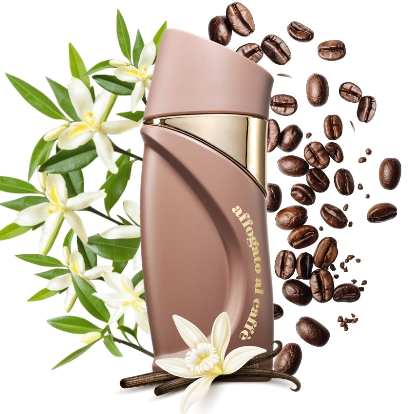 Affogato al Caffè profumo unisex con note caffè espresso gelsomino vaniglia Amira Essence
