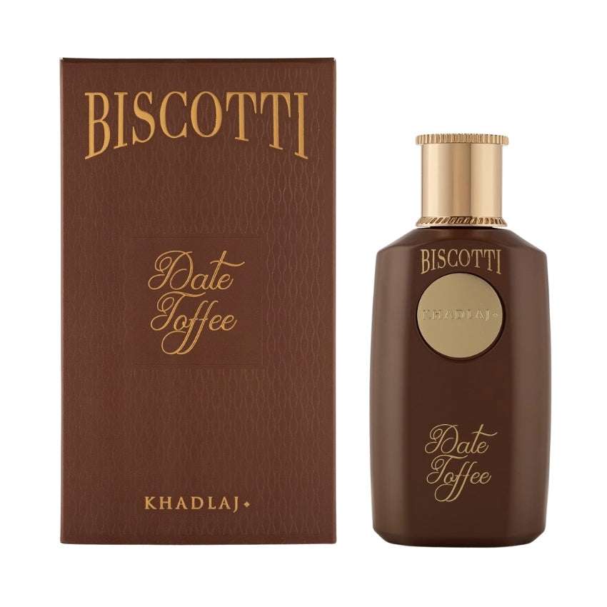 Confezione completa Biscotti Date Toffee profumo dolce con ambra sandalo e vaniglia