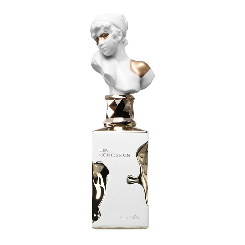 Bottiglia Her Confession profumo femminile speziato vaniglia muschio Amira Essence