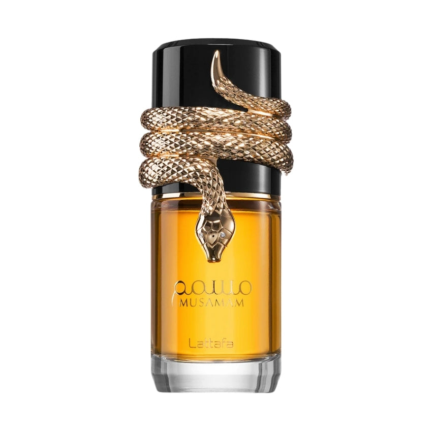 Bottiglia Musamam profumo unisex legnoso speziato orientale Amira Essence