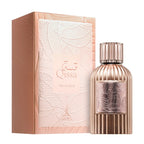 Confezione e bottiglia Qissa Delicious fragranza dolce e avvolgente Amira Essence