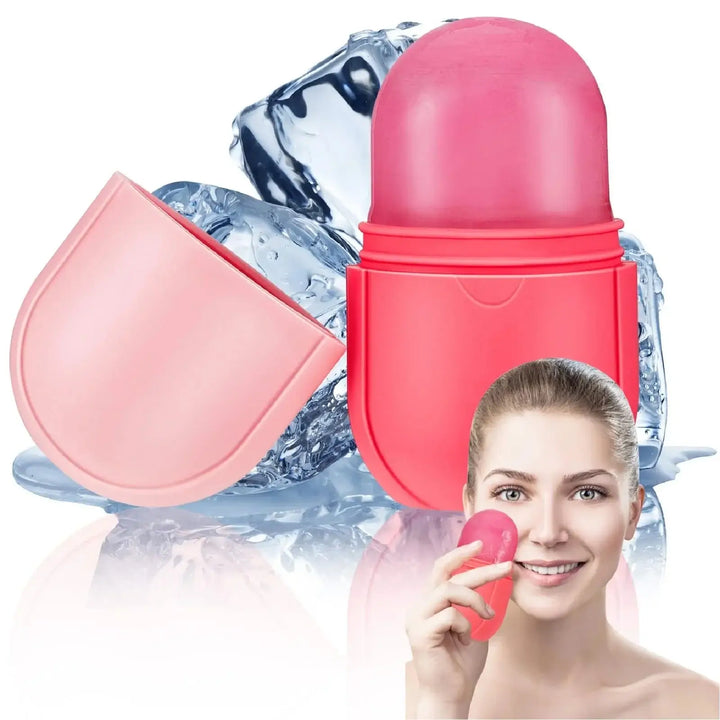 Silicon Ice Roller, Beauty Ice Cube Roller Massager for Face - Amira Essence